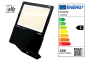 Preview: SHADA LED-Strahler Flutlichtstrahler 200W 32000lm 4000K IP66, schwarz EEC: C (230095)